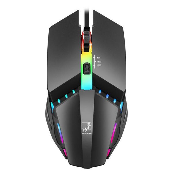 

mice mouse gaming pc wired led color light optical computer office ergonomic left right hand gamer game mause