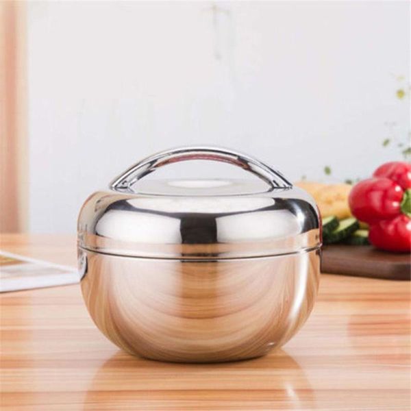 

dinnerware sets 2tier round stainless steel thermal insulated lunch box container