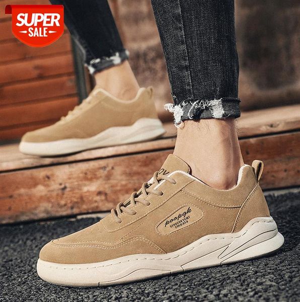 

korean version of ins low-thick-soled lace-up casual men's shoes sneakers #xc8n