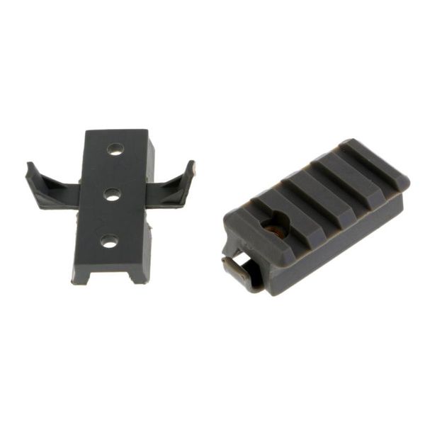 

tactical helmet accessory fast rail mount kit for scope camera attachment outdoor hats, Black;white