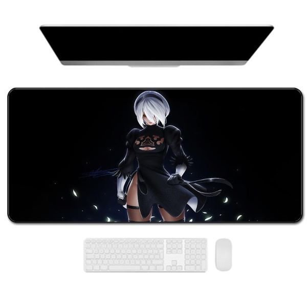 

mouse pads & wrist rests pad nier automata anime keyboard desk xl wholesale game accessories large gamer mousepad carpet
