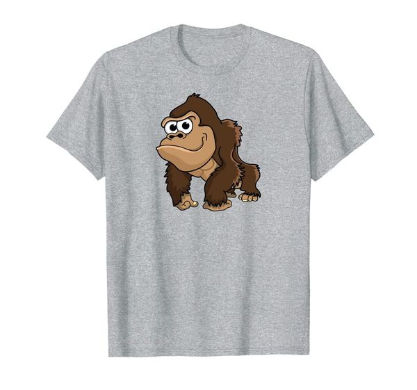 

cute gorilla t shirt for kids and monkey lovers, White;black