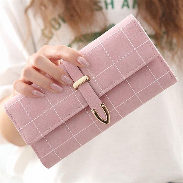 

purse wallet women's long 2021 bag large capacity carteira masculina, White