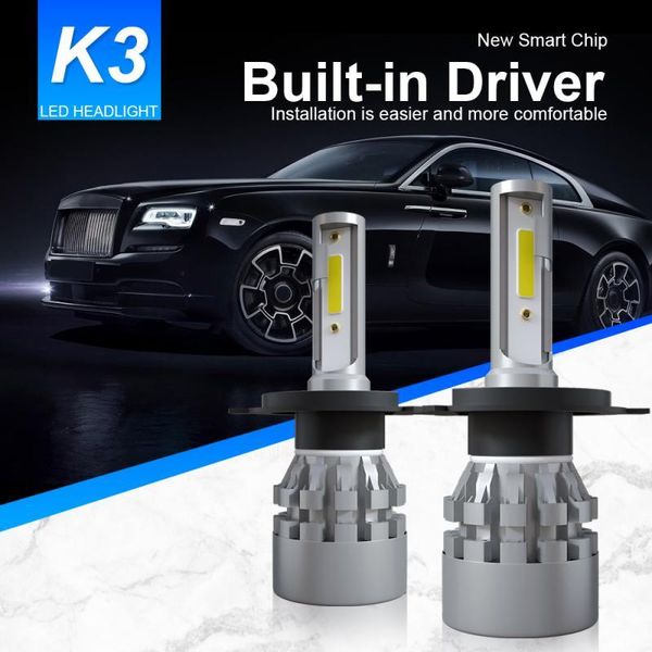 

car headlights led headlight lights 6000k ip68 200m light range headlamp h4 h7 h11 9005 9006 fog auto accessories