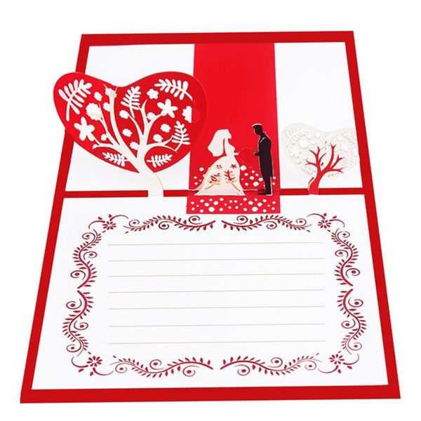

valentine's day cards wedding popped greeting decoration love romantic invitations gifts accessories