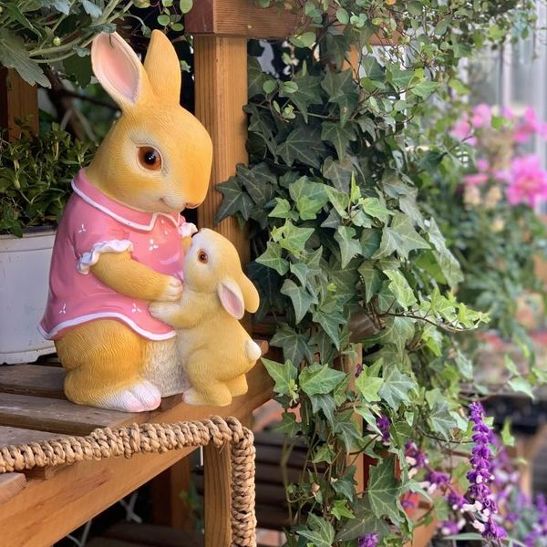 

resin simulation statue ornaments outdoor garden animal figurines decoration courtyard micro landscape sculpture crafts decorations
