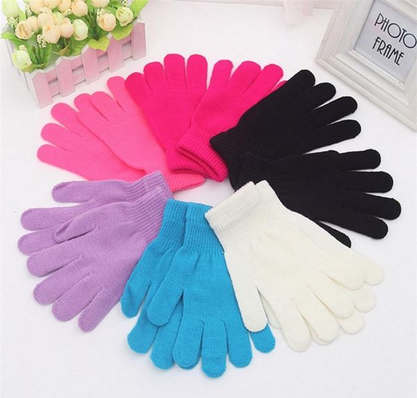 

mittens winter knitted gloves fashion solid color warm outdoor woman ski xmas gifts tta1800 g2syc 878d wn8a, Blue;gray