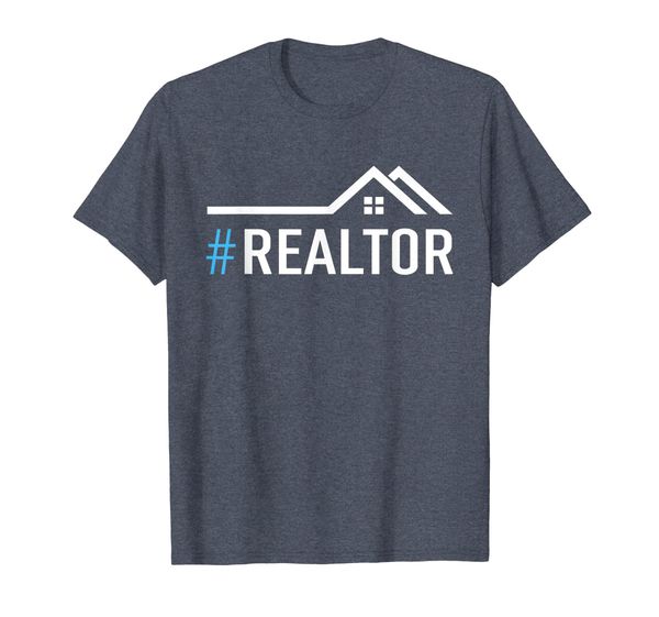 

hashtag realtor t-shirt rent broker real estate agent tee, White;black
