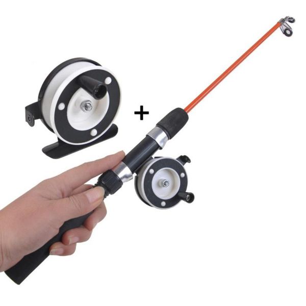 

fishing protable mini winter rods ice reels to choose rod combo hard boat