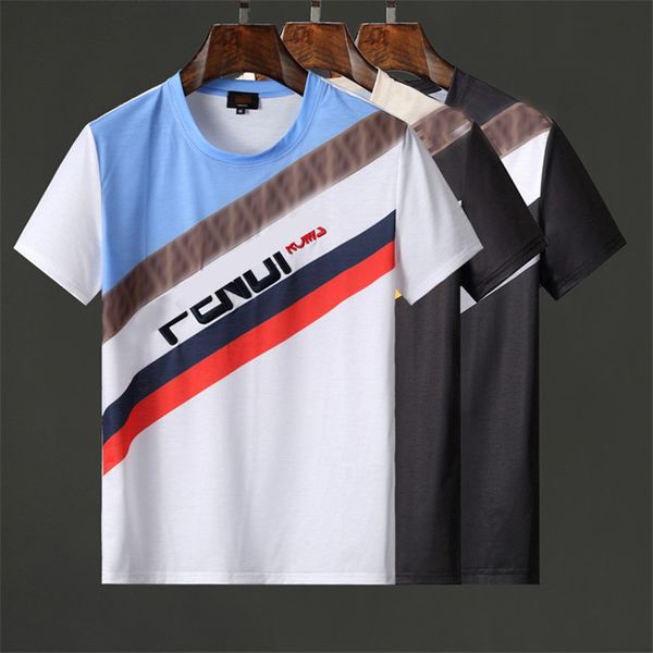 

Free delivery Fashion Mens T Shirts Summer Designer Short Sleeve Solid Color Pocket Decoration Men Women Couples Fashion Round Neck Hip Hop Tee, White;black