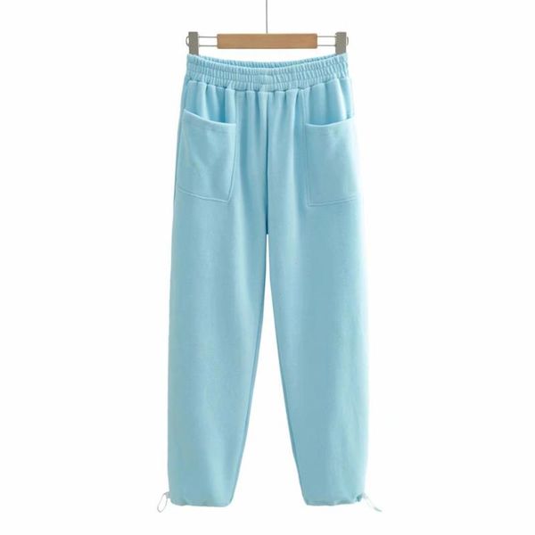

women's pants & capris 2021 in the spring and autumn girl han edition trousers of multicolor loose dlzk792, Black;white