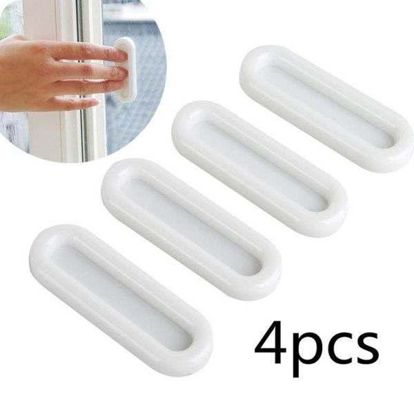 

handles & pulls 4 card-mounted non-punched paste window door handles, multi-purpose and opening auxiliary