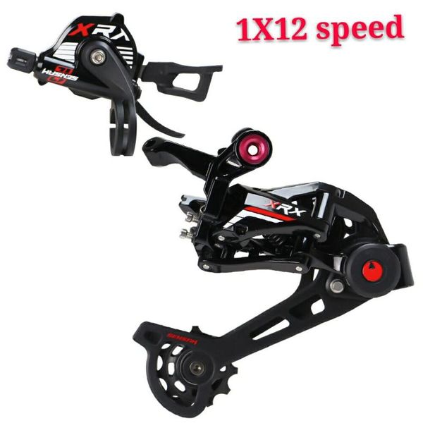 

bike derailleurs racework sensah xrx 1 x 12 speed shifter lever + rear derailleur 12s for mtb, m9100 eagl