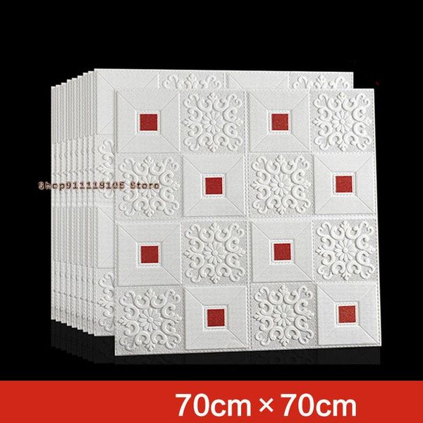

wall stickers 3d brick self adhesive diy pe foam wallpaper living room tv background decor panels kids protective