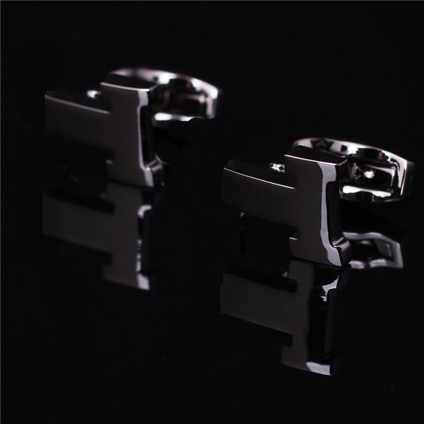 

luxury cuff links men's cufflinks classic victory letter t + l style, Silver