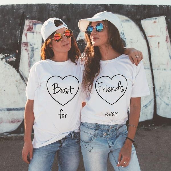 

women's t-shirt 2021 fashion funny t shirts graphic tees shirt white summer friends tee women short sleeve streetwear