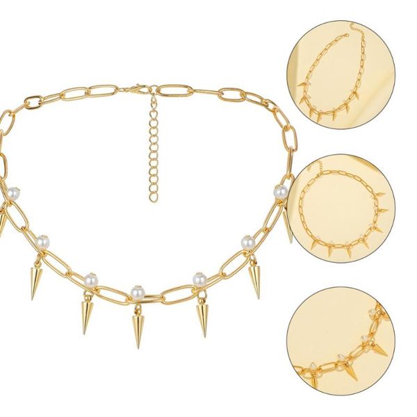 

1pc fashion neck chain necklace clavicle pendant decoration necklaces, Silver