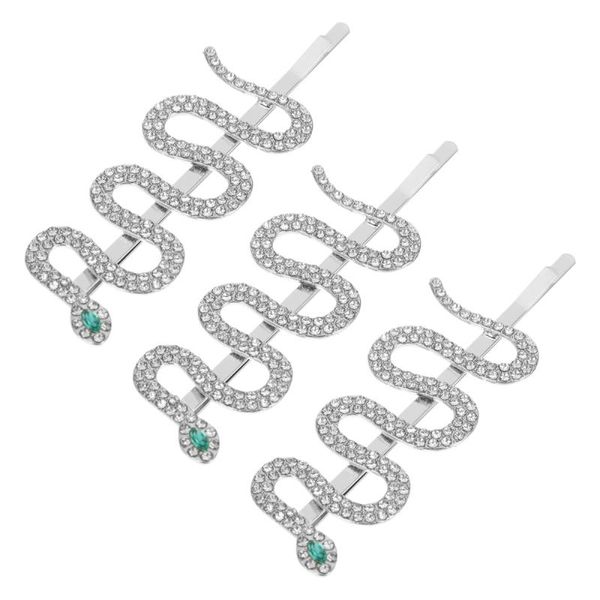 

hair clips 3pcs retro hairpins snake-shaped headdress clip ornament for