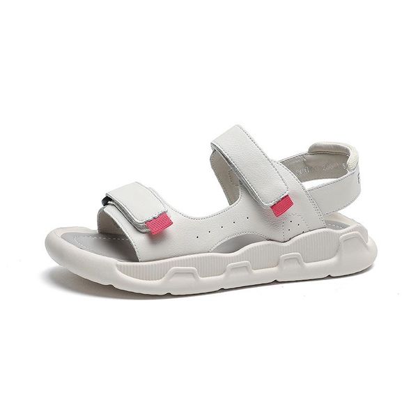 

sandals women 2021 summer wind casual night market fretwork heels flat, Black