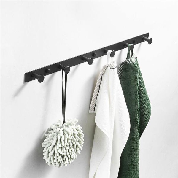 

robe hooks arrival black hook stainless steel coat towel hanger wall rack bathroom hardware door