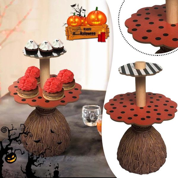 

other bakeware halloween pumpkin snack plates rack bowl cake stand dessert fruit dishes party buffet display tray for food serving #t2g