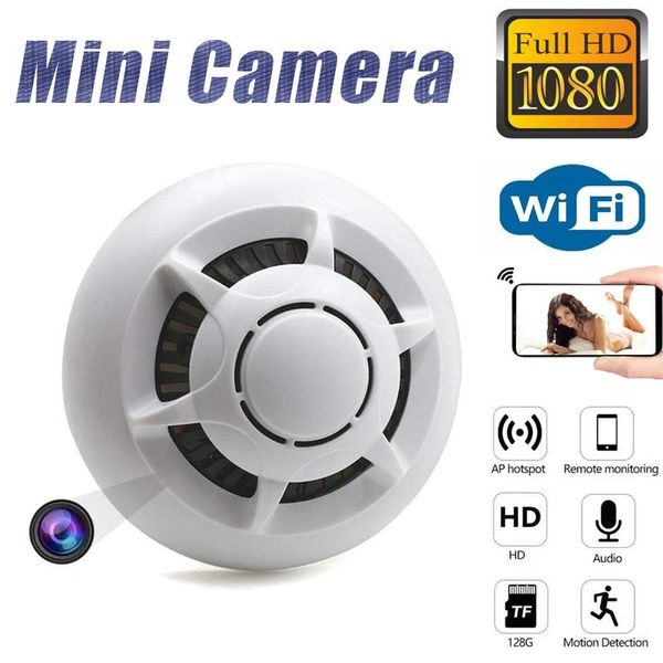 

mini cameras 1080p camera wifi ip cam smoke sense smart night vision mobile monitoring home security indoor surveillance camcorder