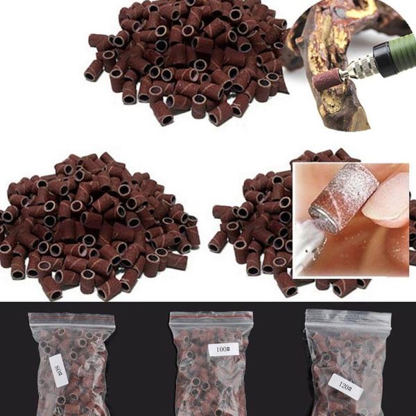 

nail art kits 100pcs sanding buffer band drill file machine bits grinding ring tool