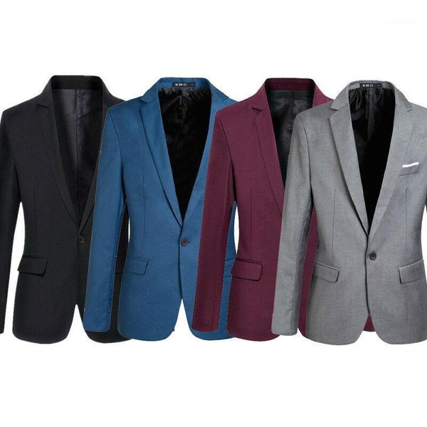 

men's suits & blazers 2021 fashion mens formal occasion suit business work coat jacket tuxedo clothes, White;black