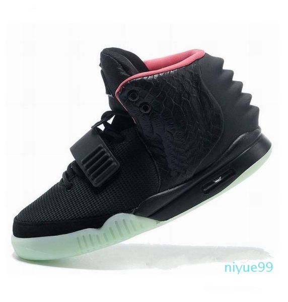 

boots glow in dark 2s red men west shoes grey pure black boot
