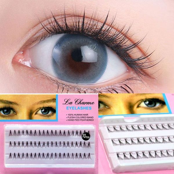 

individual fan lashes 60 cluster women beauty faux mink curl lash grafting false eyelashes eye makeup