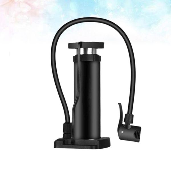 

bike pumps mini portable black tire floor pump high-pressure foot mtb inflator activated with baromete