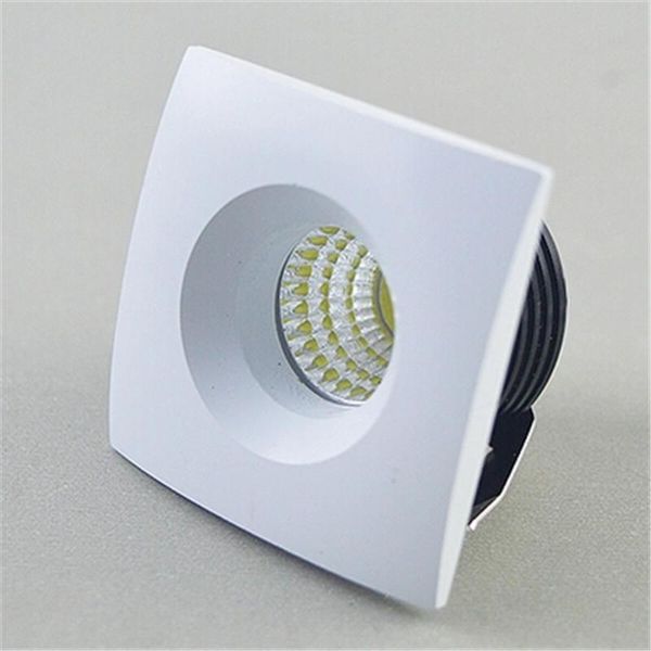 

downlights 10pcs dimmable mini led downlight 5w cob cabinet ac85-265v jewelry lamp bookcase ceiling