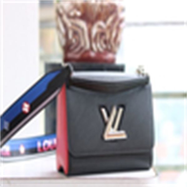 

bag brand handbags designer shoulder cross luxury women r60c iconic bags m50330 handles black+red bags totes latest body shoulder bag, Red;black