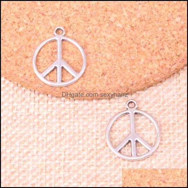 

charms jewelry findings & components 133pcs peace sign symbol 21*17mm antique making pendant fit,vintage tibetan sier,diy handmade 383 t2 dr, Bronze;silver