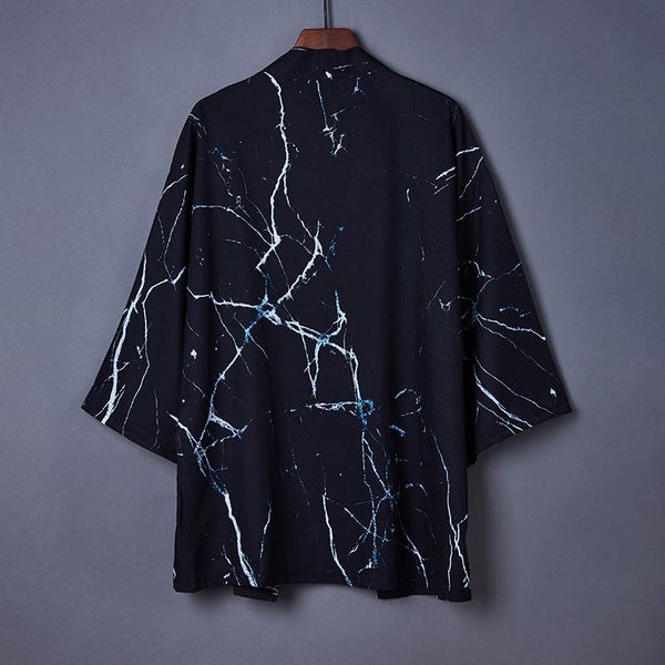 

ethnic clothing dark ukiyo-e japanese wind haori chinese style and han elements road gown kimono cardigan summer jacket, Red