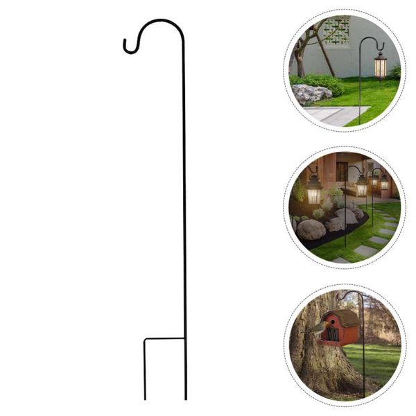 

hooks & rails 1pc simple garden pendant holder outdoor banner hook plunger useful flag pole