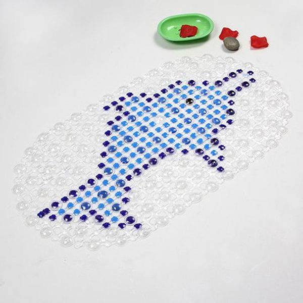 

cushion/decorative pillow cartoon dolphin pvc bathroom mats shower hollow pads suction pads, rb018