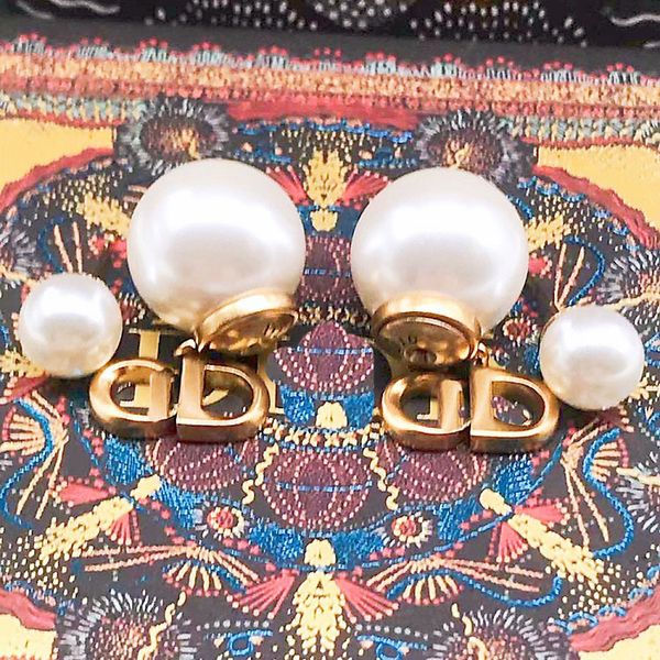 

designer jewelry pearl earrings fashion earrings female 925 silver needle nu8w