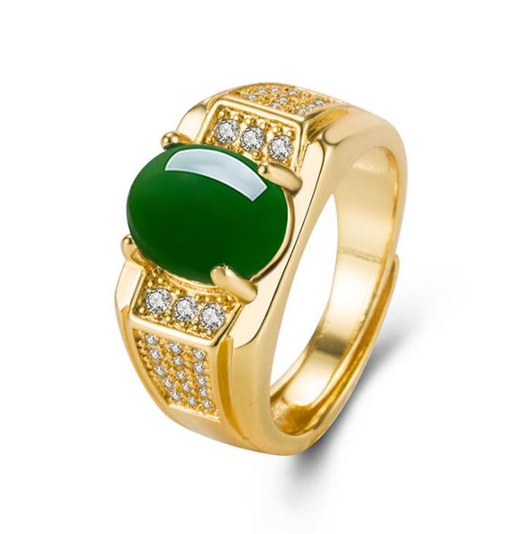 

bride wedding men ring rhinestone crystal opening female emerald rings, Silver