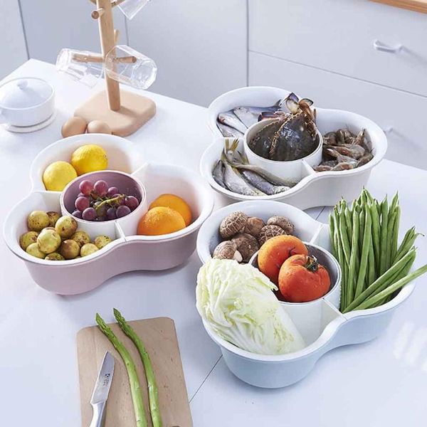 

hanging baskets selling 2021 products kitchen double layer basket wash sieve noodles vegetable home storage drop wholesale