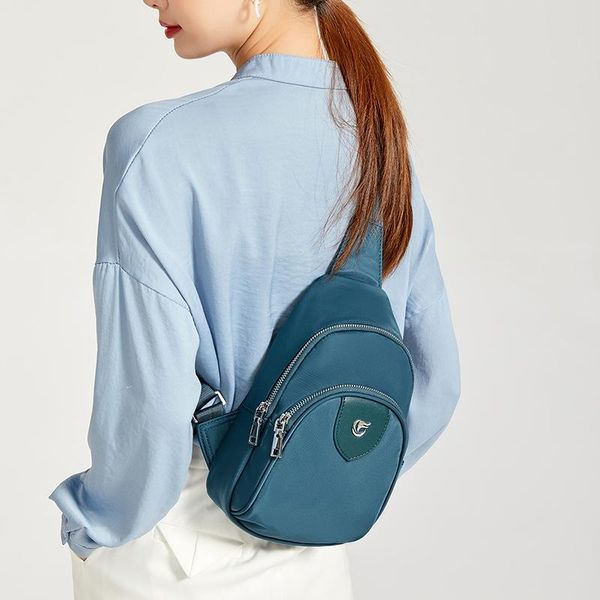 

evening bags women fashion 2021 simple chest bag ladies oxford cloth casual shoulder purses and handbags luxury