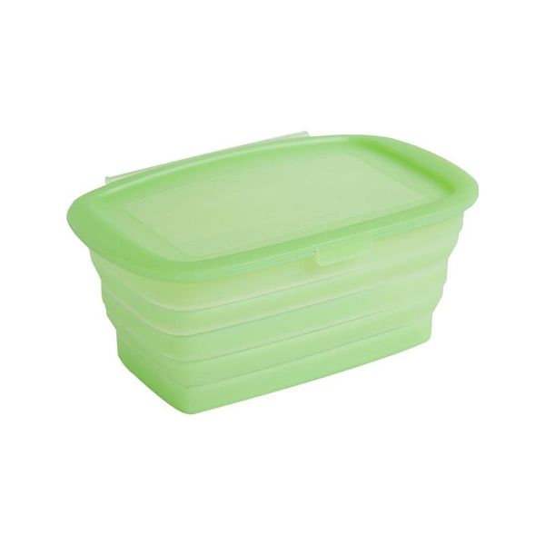

storage bottles & jars foldable silicone lunch box fruit containers for 1l collapsible food container with