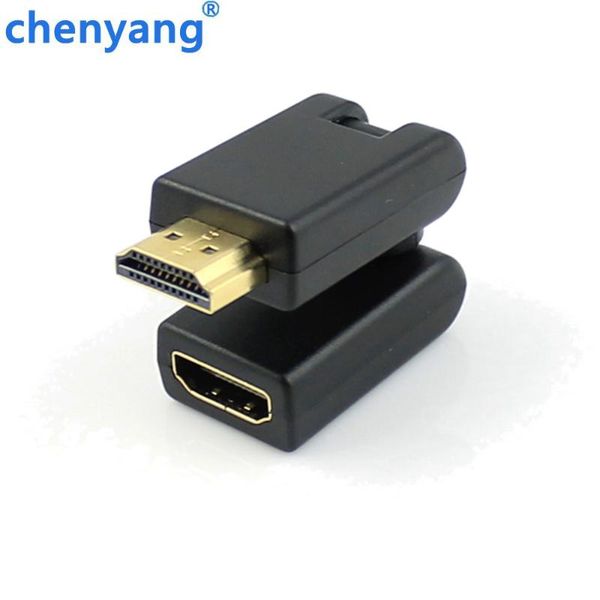 

audio cables & connectors 360 degree rotation male to female converter adapter for hdtv xbox ps3 dvd projector