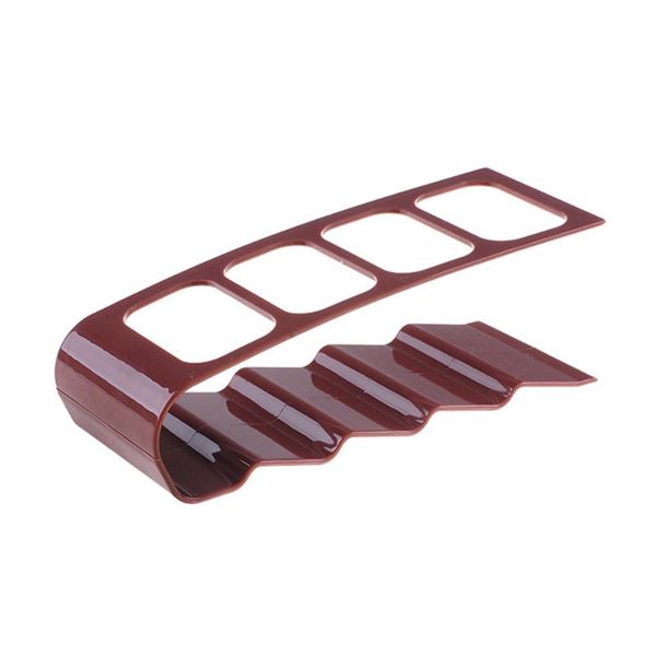 

hooks & rails black four-compartment tv remote control storage rack mobile bracket plastic deskpaper box home office