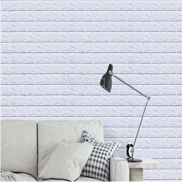 

3d brick stickers self-adhesive diy waterproof foam wallpaper for room kitchen roof ceiling background wall wallpapers