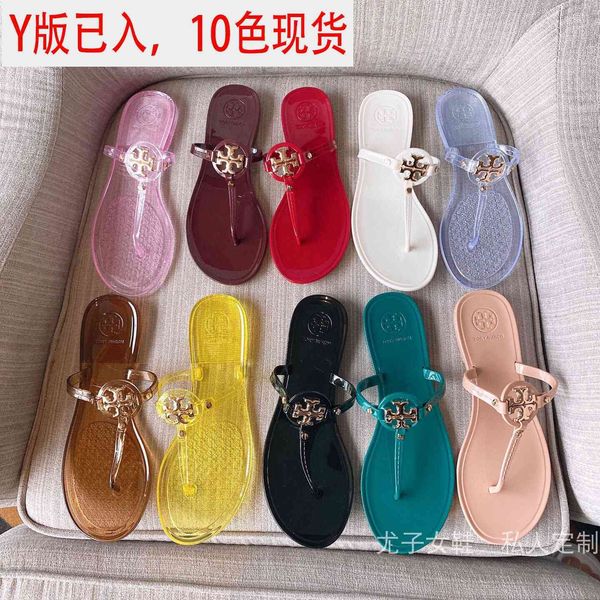 

slippers sandals flip flop wear 2021 summer jelly beach shoes pvc vacation rubber shoes and antiskid flat slippers, Black