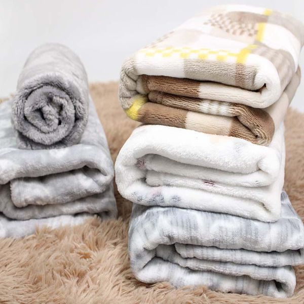 

kennels & pens dog bed mat winter warm sleeping super soft fluffy premium fleece pet blanket cushion flannel throw for puppy cat supplies