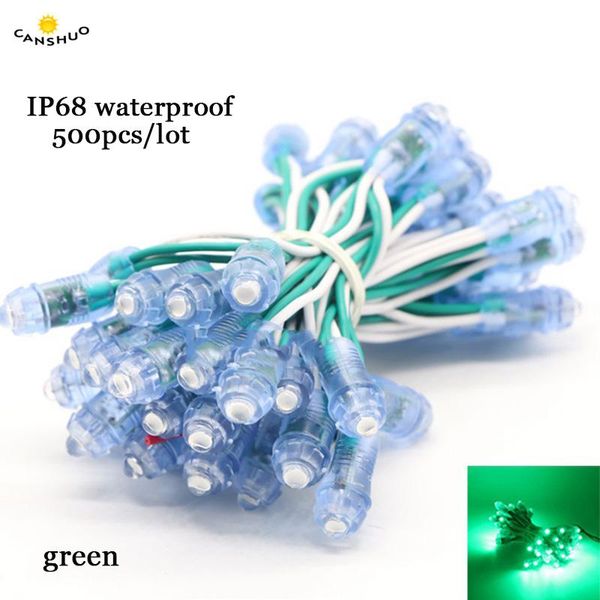

advertising letter chain lamp led pixel module light single color diameter 9mm dip waterproof dc5v 500pcs/lot modules