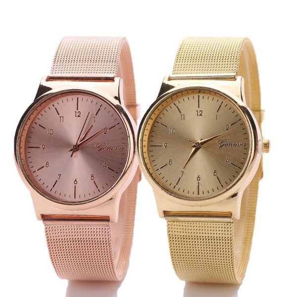 

wristwatches women ladies crystal butterfly gold stainless steel mesh band wrist watch diamond roman numerals dial analog reloj hombre b50, Slivery;brown