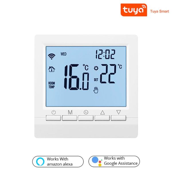

smart home control 3a/16a wifi thermostat temperature controller water electric floor heating gas boiler with tuya app remote